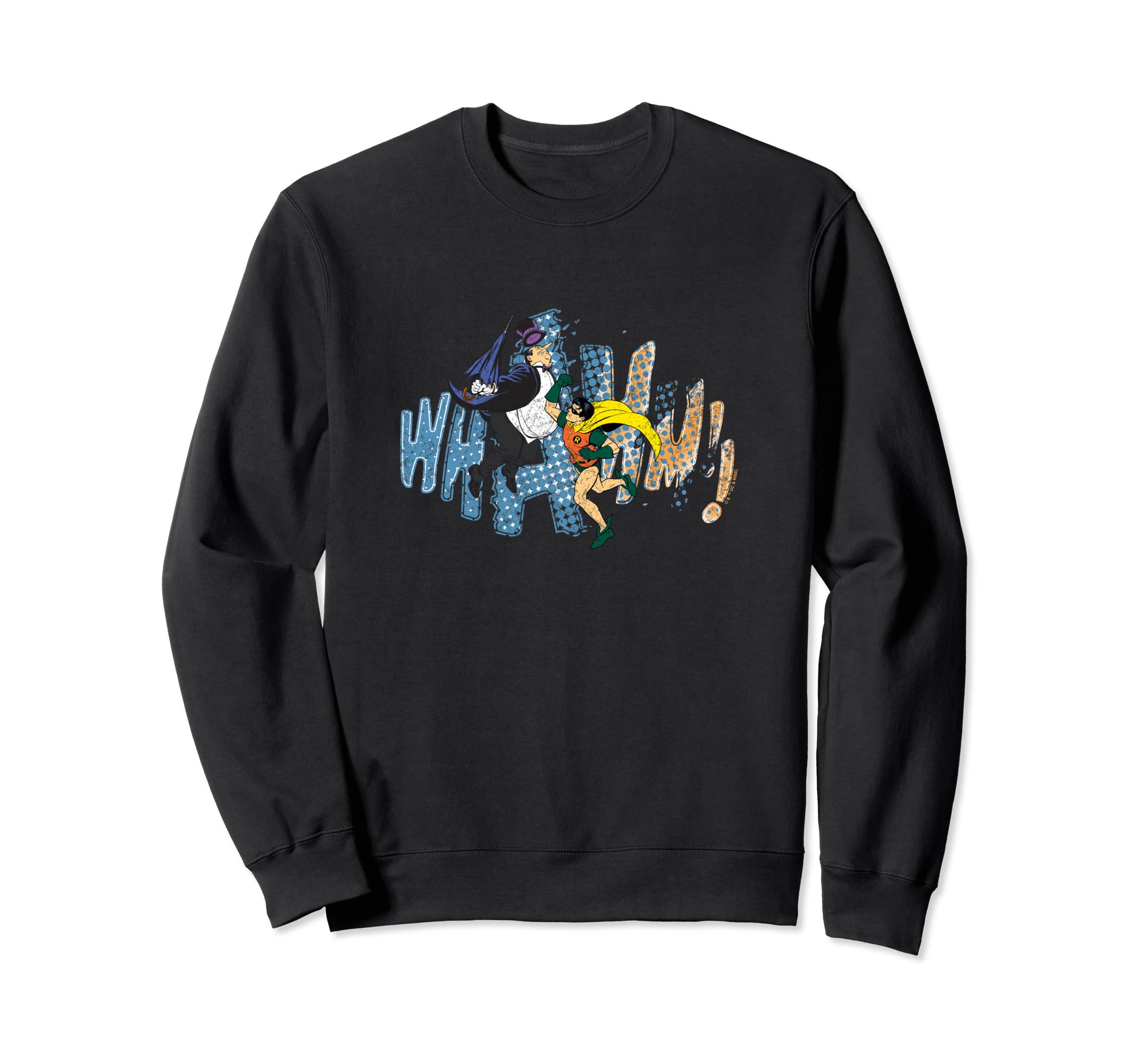 Batman Robin Penguin Distressed Sweatshirt - Aesthetic Graphic for Adults - T-Shirt, Sweatshirt, Hoodie