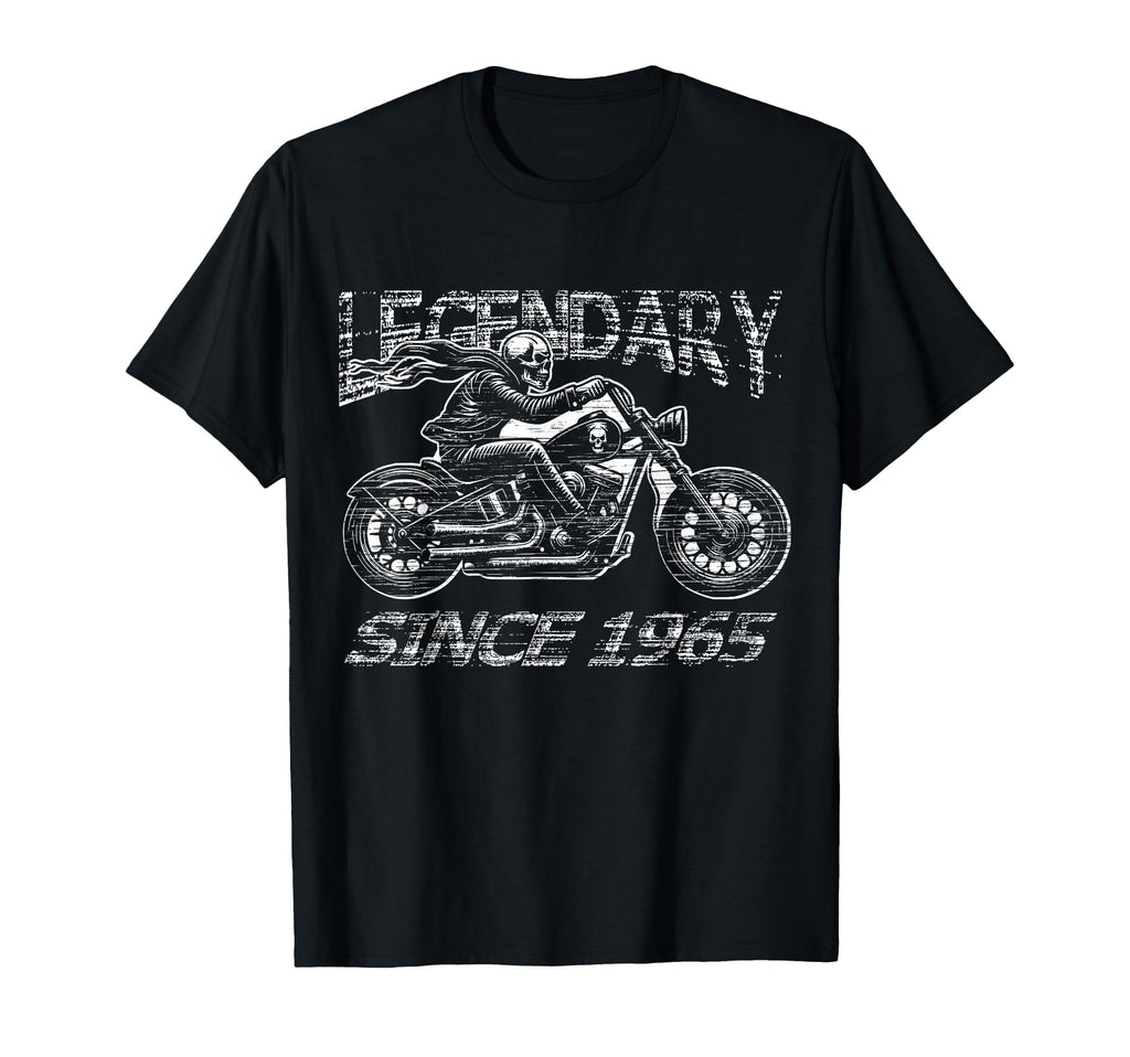 60Th Birthday 1965 Biker Motorcycle Gift T-Shirt - Graphic Print for Adults - T-Shirt, Sweatshirt, Hoodie