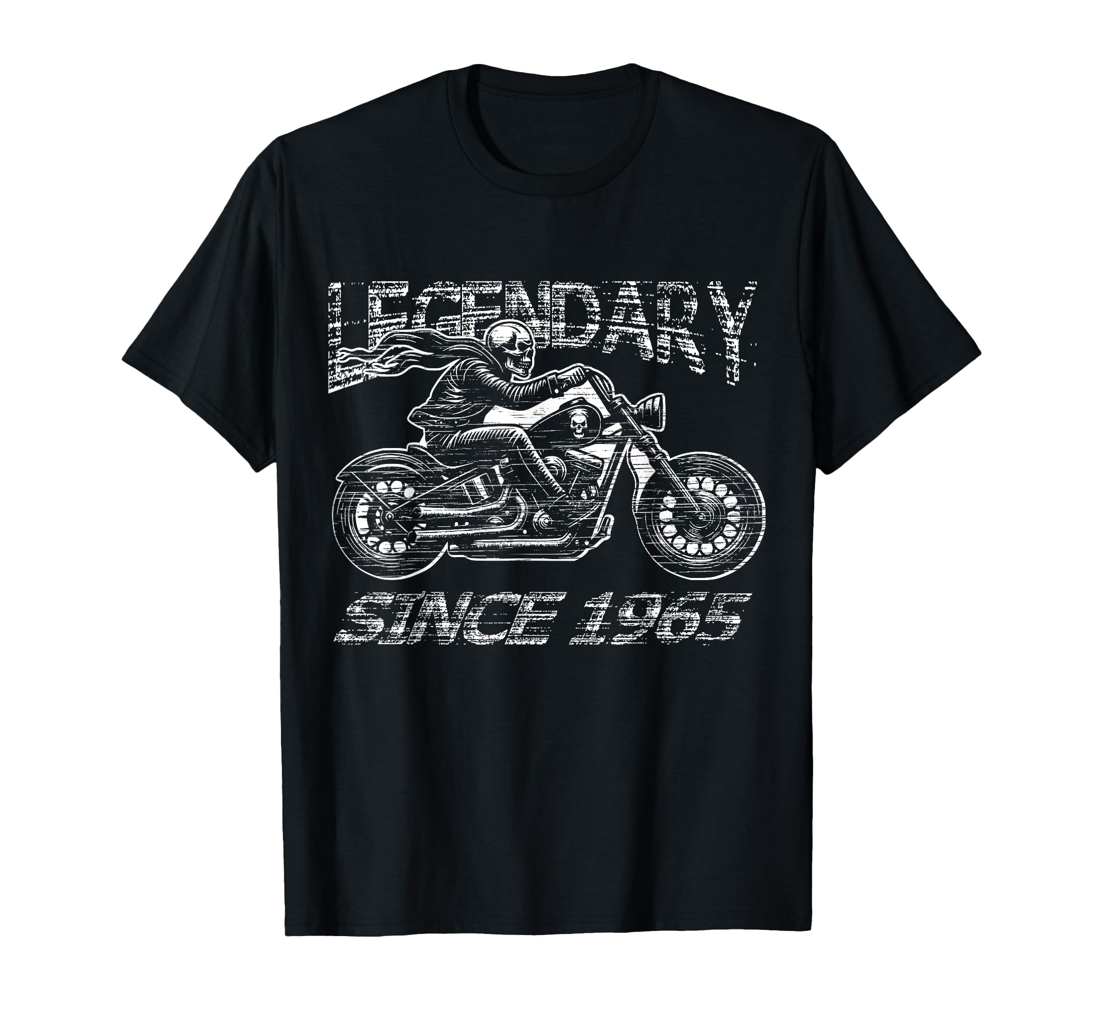 60Th Birthday 1965 Biker Motorcycle Gift T-Shirt - Graphic Print for Adults - T-Shirt, Sweatshirt, Hoodie