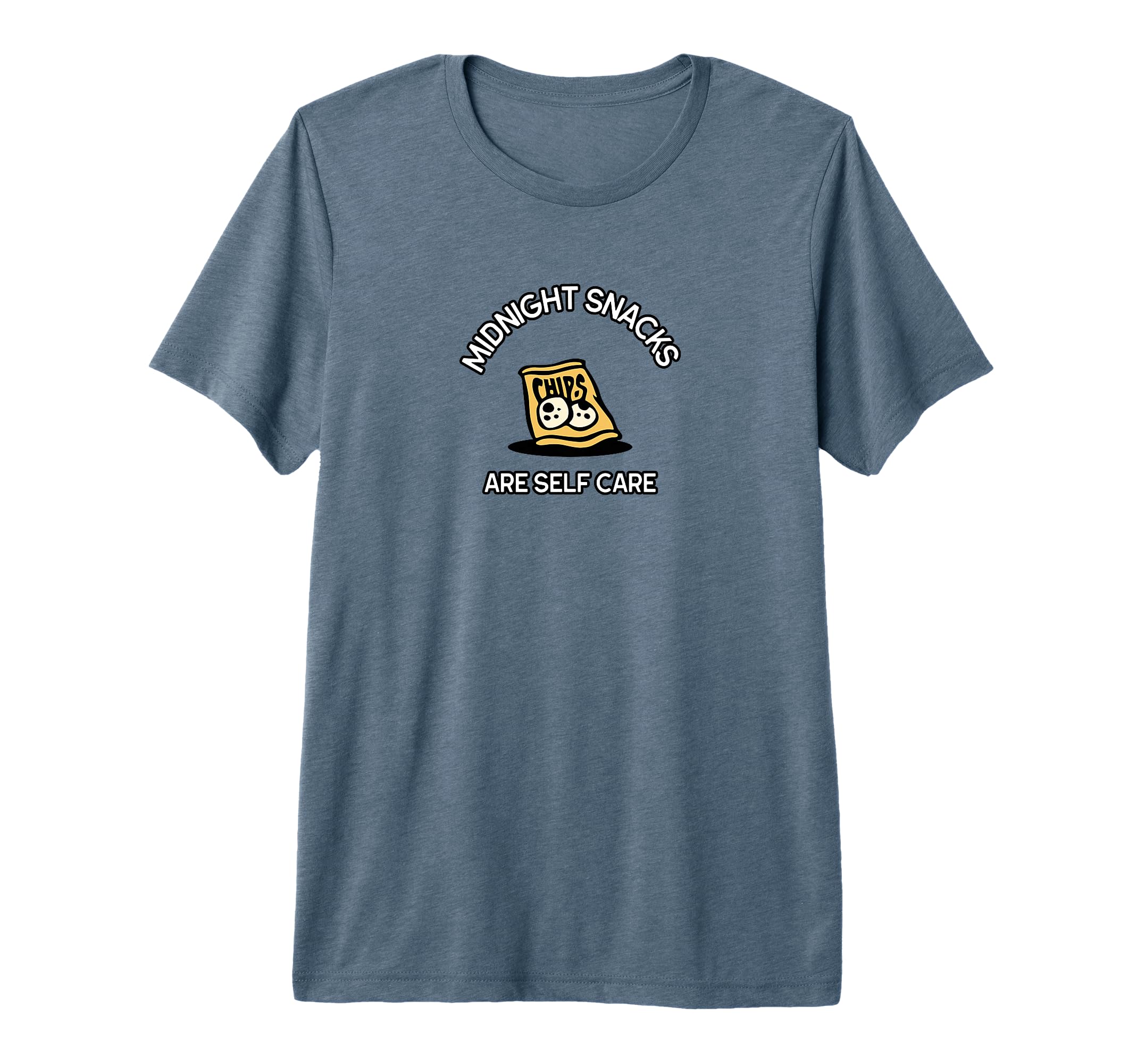 Midnight Snacks Are Self Care Funny Food T-Shirt - Graphic Print Unisex - T-Shirt, Sweatshirt, Hoodie