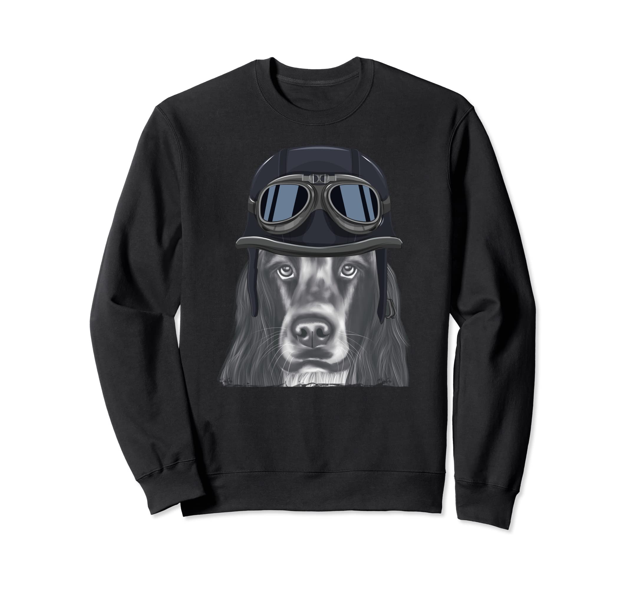 English Cocker Spaniel Wearing Sweatshirt - Trendy Graphic Men Women - T-Shirt, Sweatshirt, Hoodie