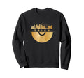 Vinyl Record Player Disco Music Skyline Sweatshirt - Unique Graphic Unisex - T-Shirt, Sweatshirt, Hoodie