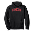 Dunkirk Ny Distressed Red Varsity Hoodie - Unique Graphic Unisex - T-Shirt, Sweatshirt, Hoodie