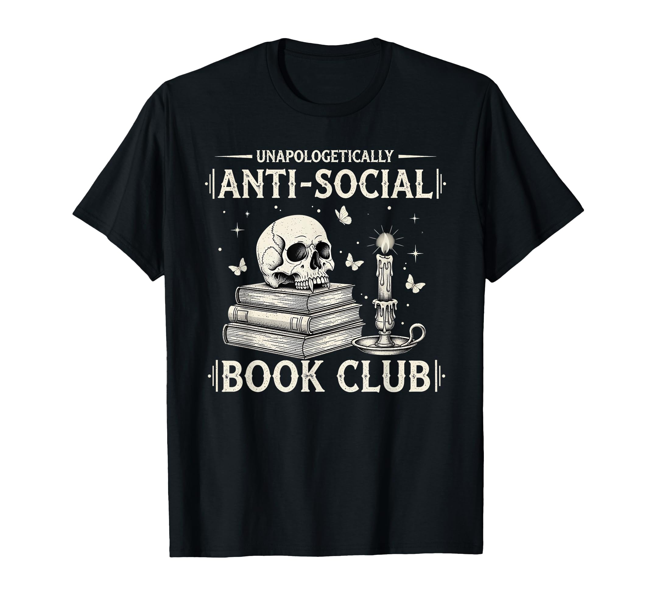 Unapologetically Anti Social Book T-Shirt - Aesthetic Graphic for Adults - T-Shirt, Sweatshirt, Hoodie