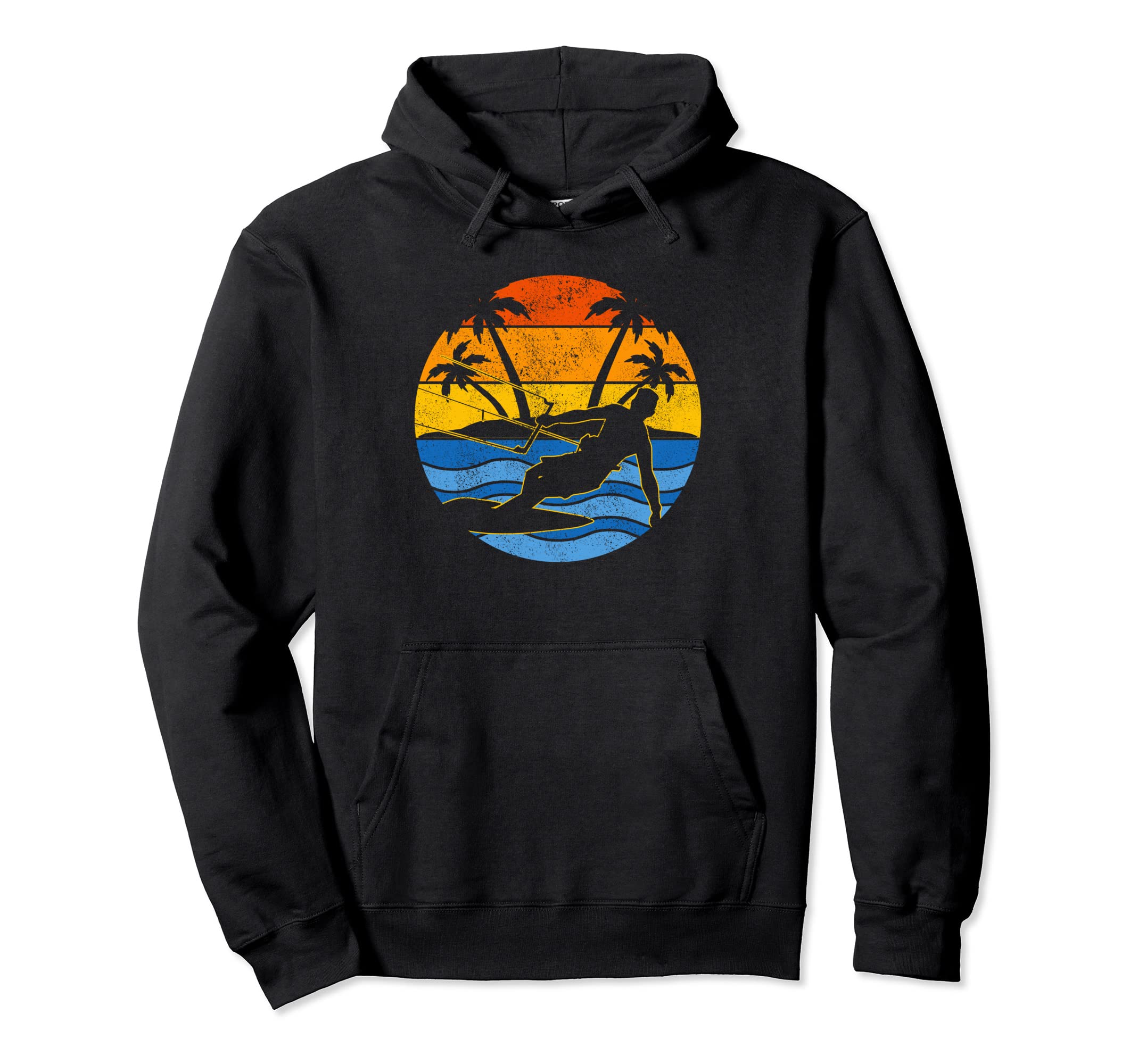 Sunset Kitesurfing Hoodie - Novelty Apparel for Adults - T-Shirt, Sweatshirt, Hoodie