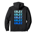Colby Name Stack Hoodie - Streetwear Style Men Women - T-Shirt, Sweatshirt, Hoodie