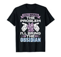 Crystal Healing Obsidian Protection T-Shirt - Casual Everyday Wear Unisex - T-Shirt, Sweatshirt, Hoodie