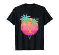 Art 1980S Synthwave Sunset Vaporwave T-Shirt - Streetwear Style Men Women - T-Shirt, Sweatshirt, Hoodie