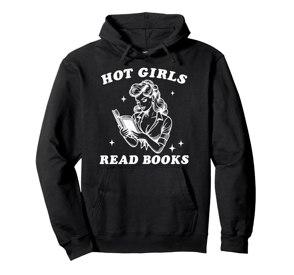Hot Read Books Hoodie - Graphic Print Men Women - T-Shirt, Sweatshirt, Hoodie