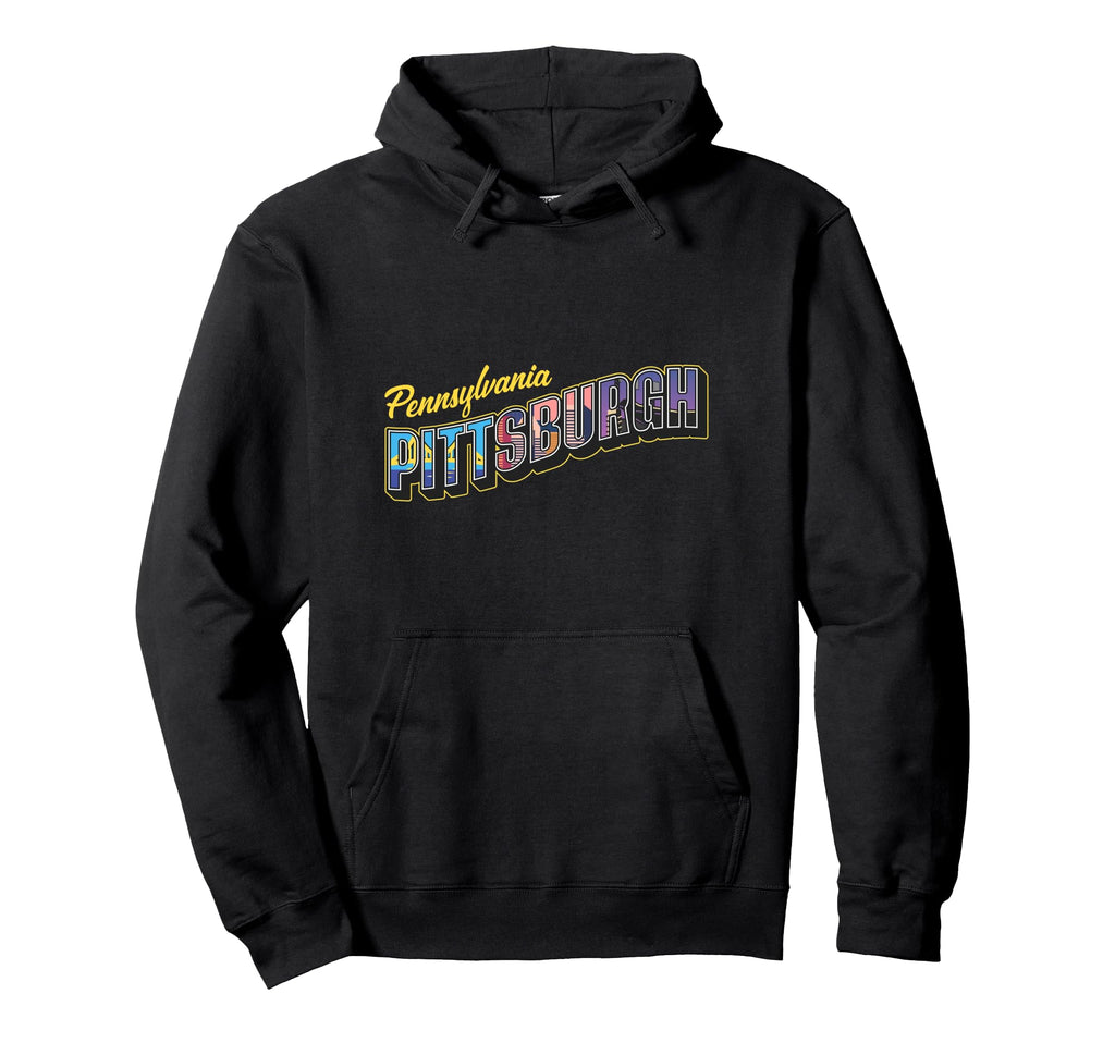 Pennsylvania Pittsburgh Landmarks Hoodie - Casual Everyday Wear Men Women - T-Shirt, Sweatshirt, Hoodie