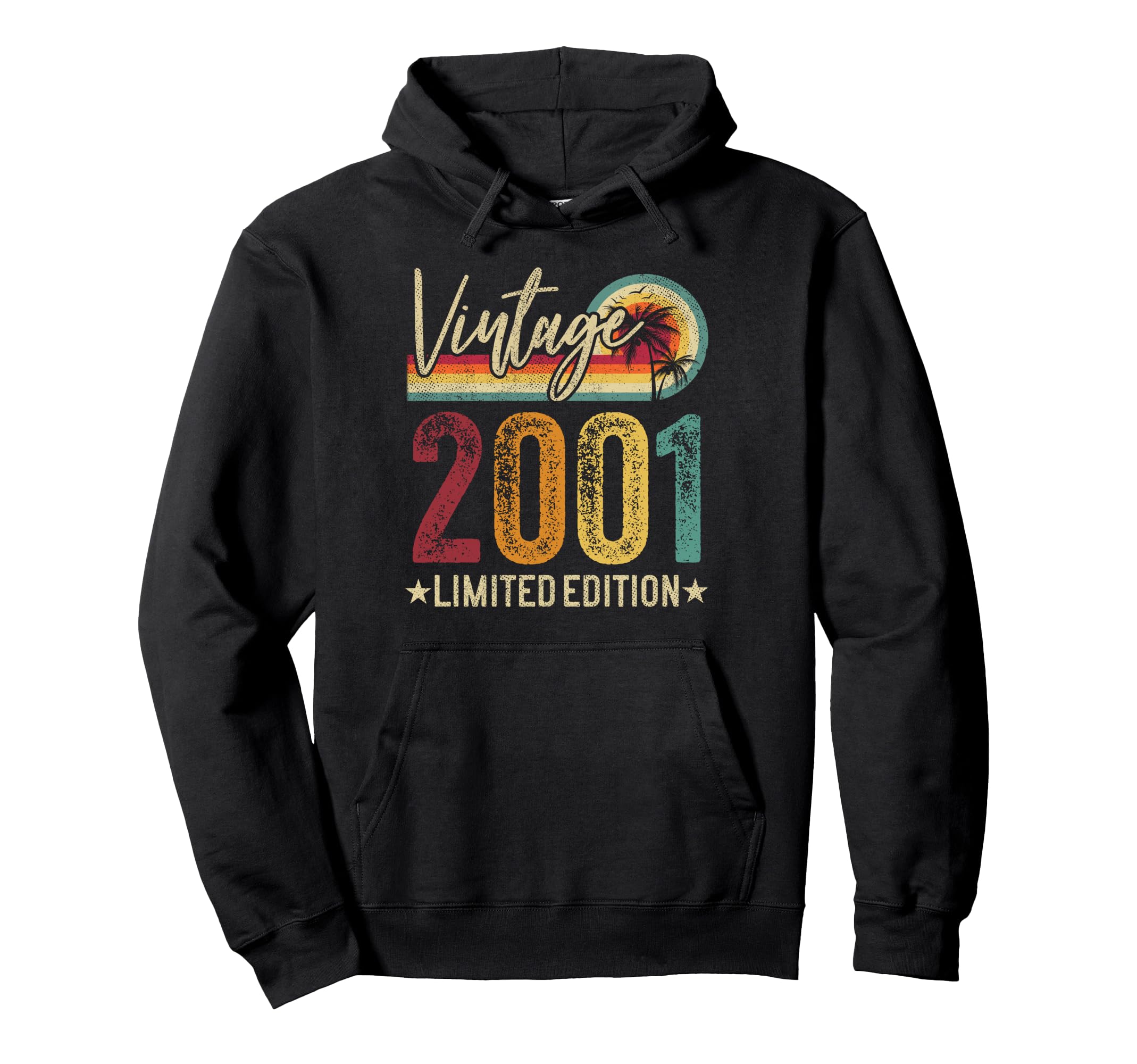 2001 25 Years Old 25Th Birthday Hoodie - Casual Everyday Wear Men Women - T-Shirt, Sweatshirt, Hoodie