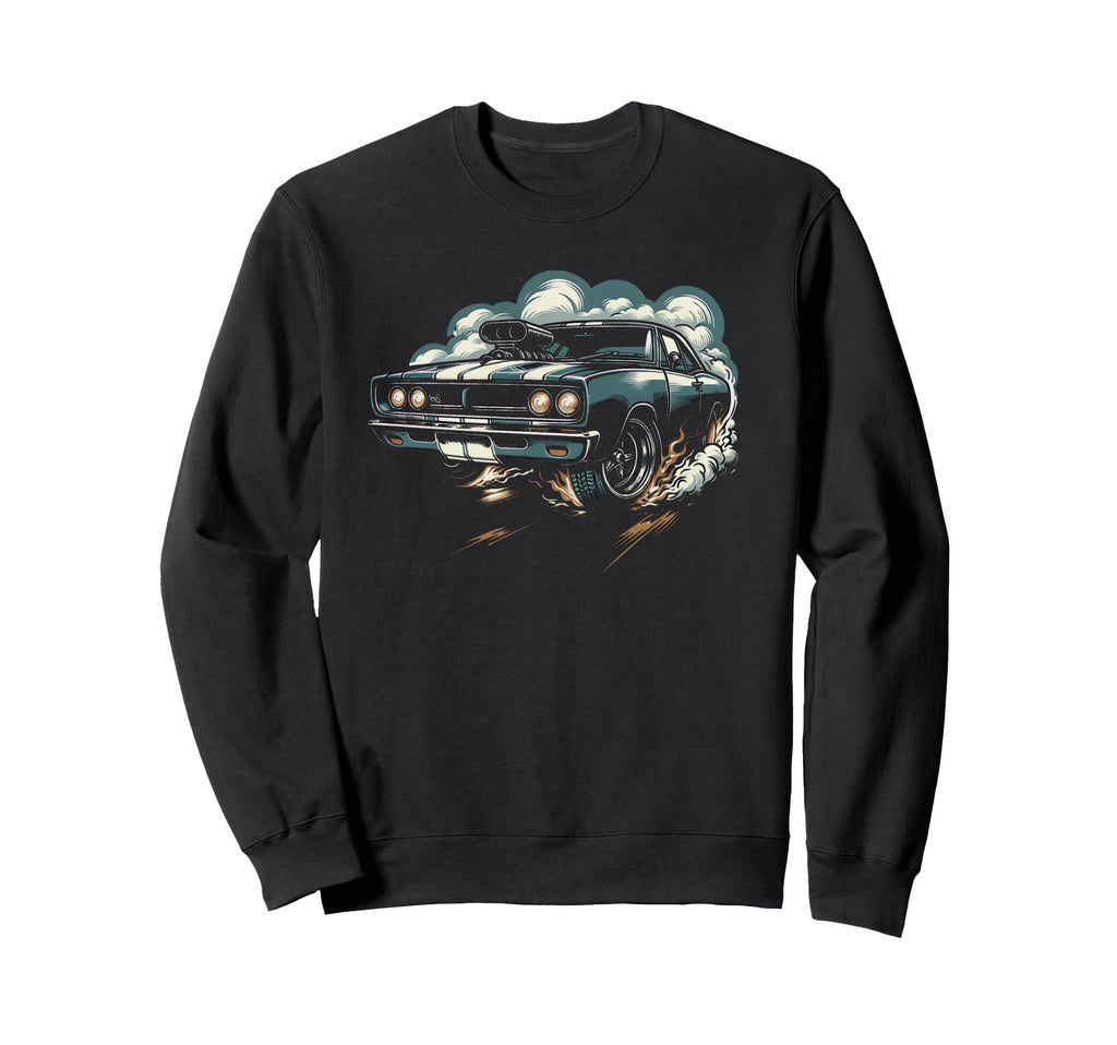 Muscle Car 60S 70S Car Lover Sweatshirt - Fun Novelty Design Men Women - T-Shirt, Sweatshirt, Hoodie