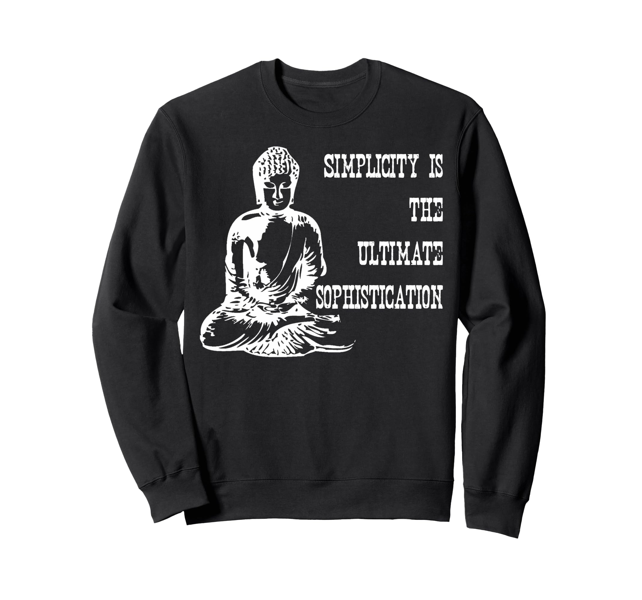 Simplicity Is Ultimate Sophistication Sweatshirt - Graphic Print Men Women - T-Shirt, Sweatshirt, Hoodie