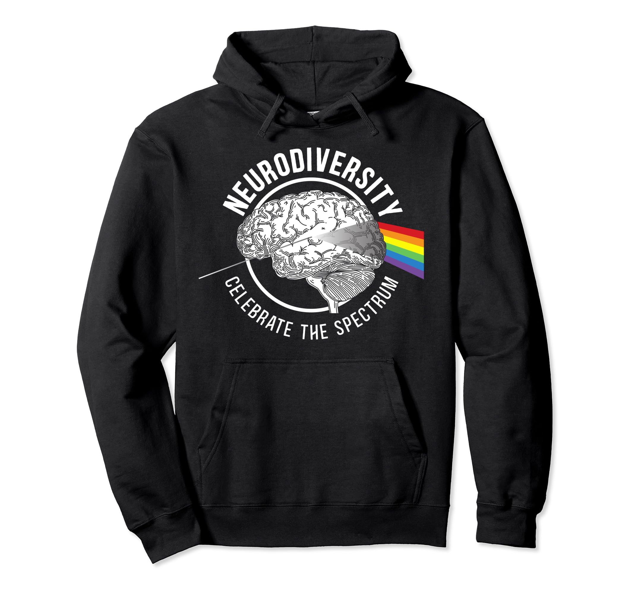 Neurodiversity Celebrate Spectrum Hoodie - Novelty Apparel Men Women - T-Shirt, Sweatshirt, Hoodie