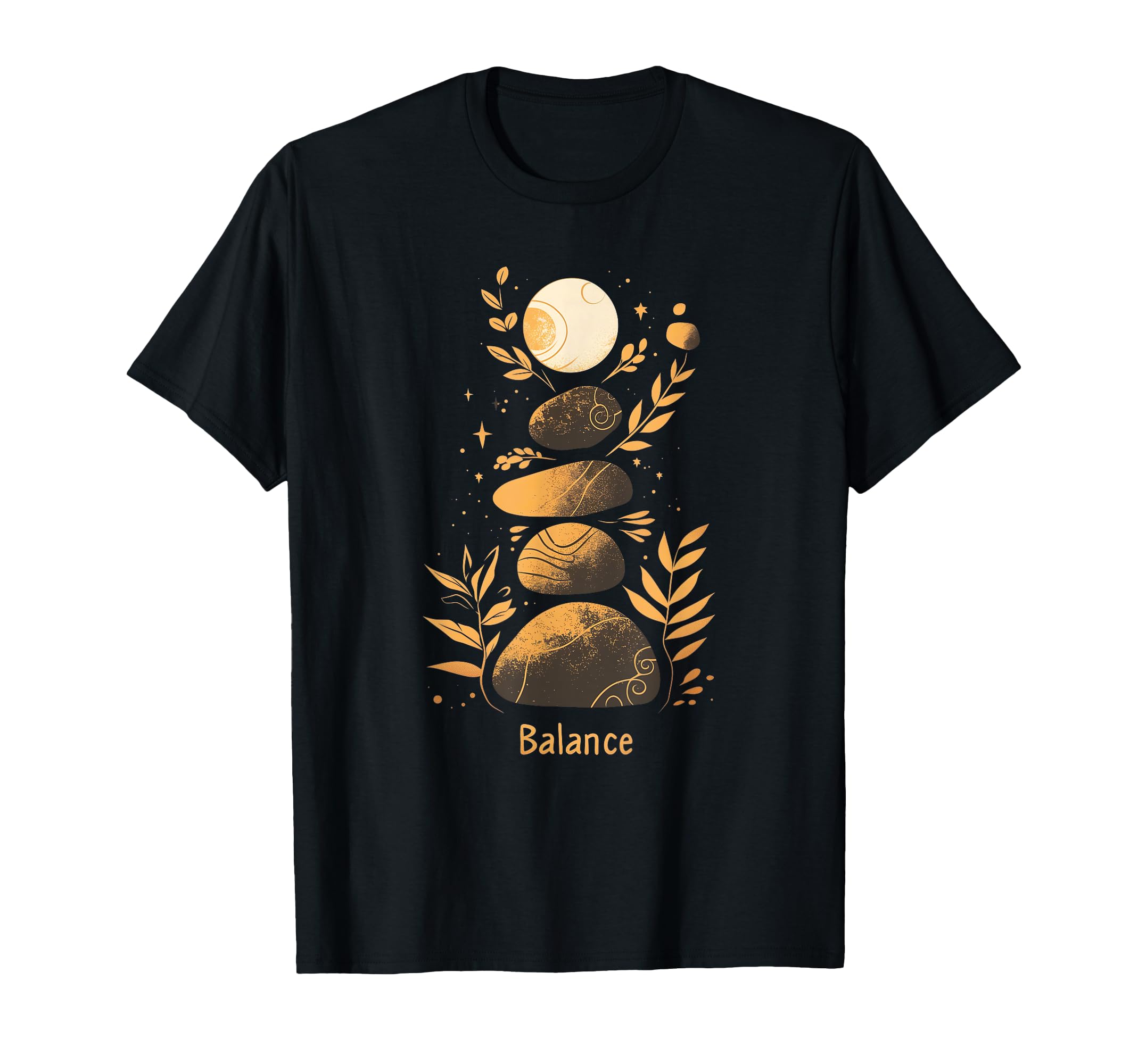 Zen Balancing Stones Art Mindfulness T-Shirt - Trendy Graphic Men Women - T-Shirt, Sweatshirt, Hoodie