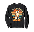 Im My Dogs Emotional Support Human Sweatshirt - Minimalist Print for Adults - T-Shirt, Sweatshirt, Hoodie