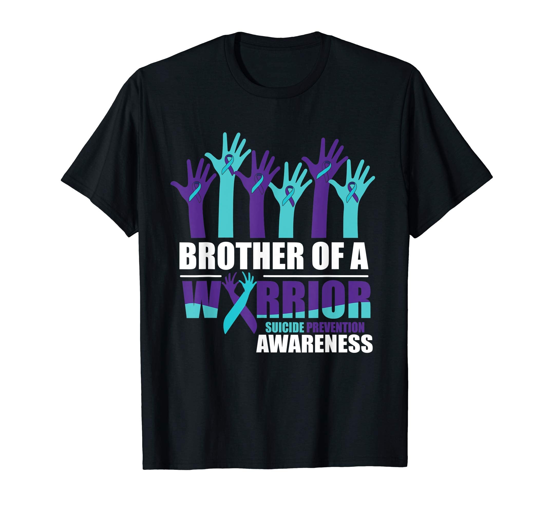 Brother Warrior Suicide Awareness Mental T-Shirt - Minimalist Print Unisex - T-Shirt, Sweatshirt, Hoodie