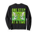 One Step Time Mental Health Sweatshirt - Unique Graphic Unisex - T-Shirt, Sweatshirt, Hoodie