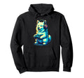 Samoyed Gamer Gaming Dog Lover Hoodie - Minimalist Print for Adults - T-Shirt, Sweatshirt, Hoodie