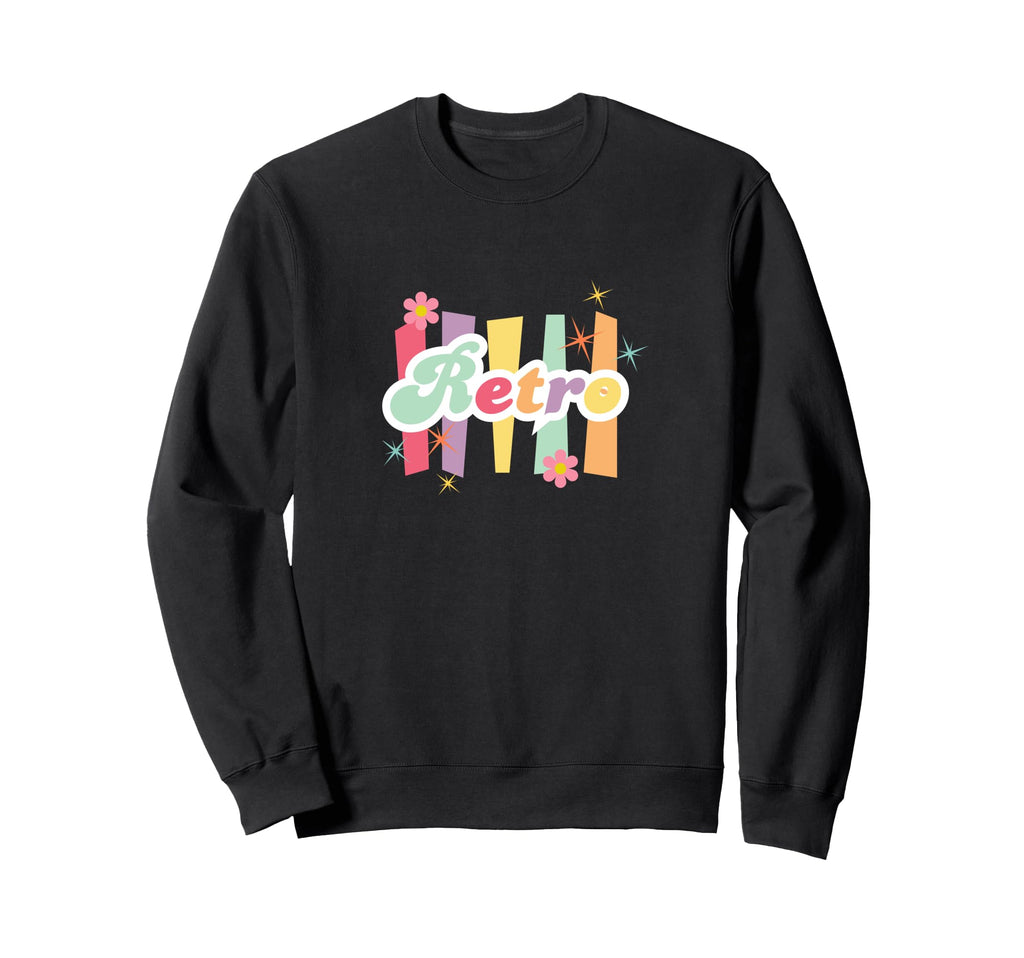 Typography 70S 80S Inspired Groovy Sweatshirt - Custom Art Print Unisex - T-Shirt, Sweatshirt, Hoodie