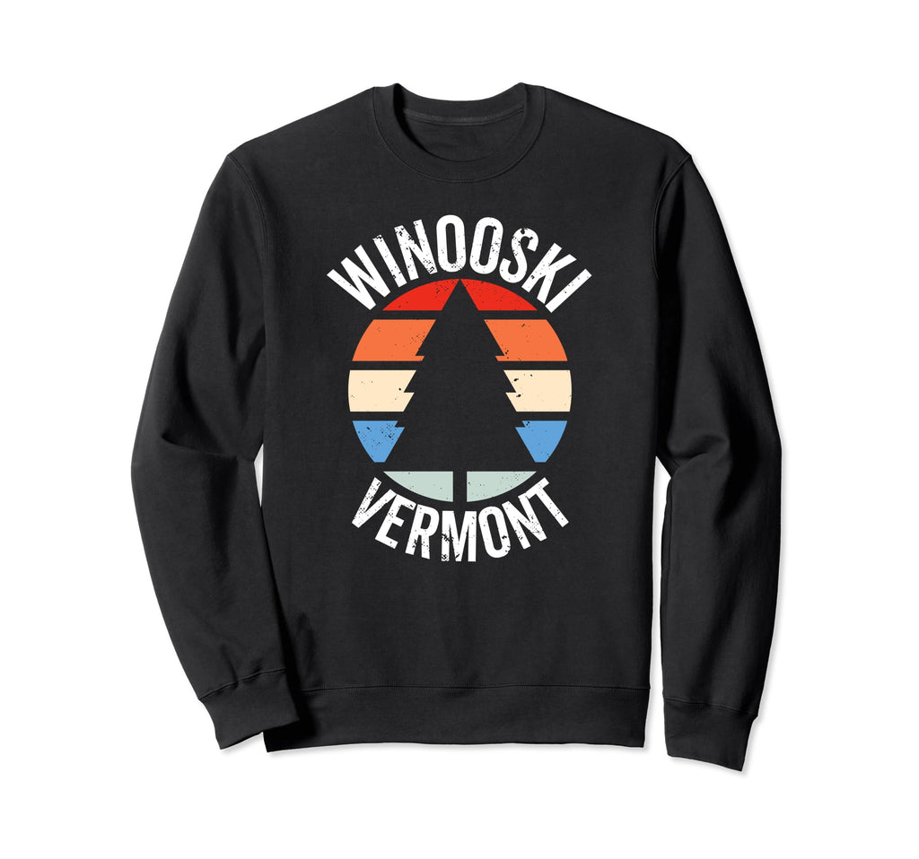 Winooski Vermont Vt 80S 70S Sweatshirt - Aesthetic Graphic Unisex - T-Shirt, Sweatshirt, Hoodie
