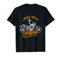Christian Motorcycle Biker I Ride T-Shirt - Trendy Graphic for Adults - T-Shirt, Sweatshirt, Hoodie