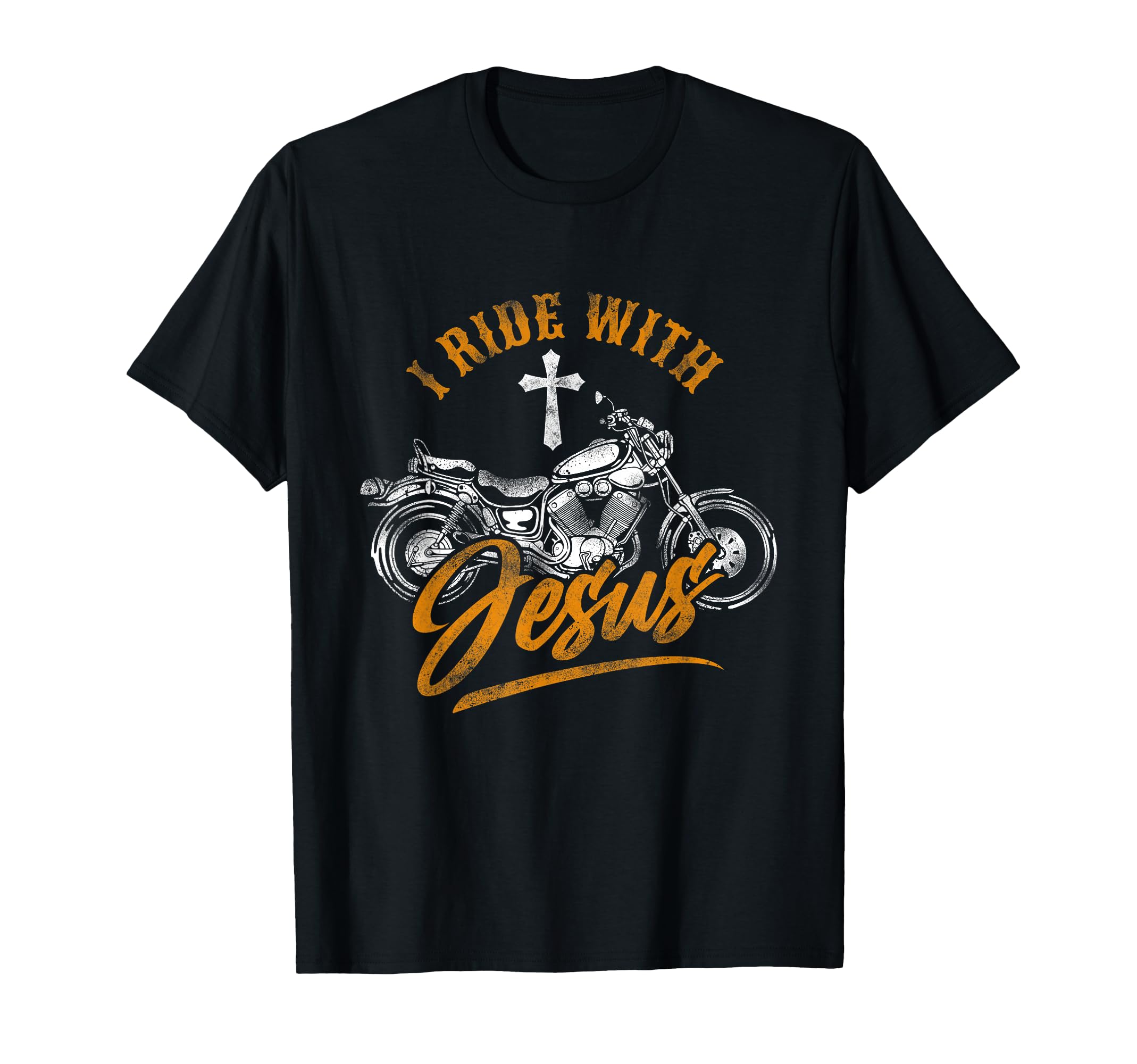 Christian Motorcycle Biker I Ride T-Shirt - Trendy Graphic for Adults - T-Shirt, Sweatshirt, Hoodie