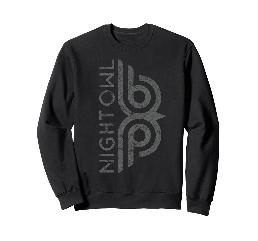 Night Owl Distressed Insomniac Owl Sweatshirt - Casual Everyday Wear Unisex - T-Shirt, Sweatshirt, Hoodie