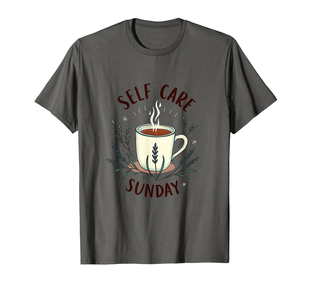 Self Care Sunday Mental Health Awareness T-Shirt - Graphic Print for Adults - T-Shirt, Sweatshirt, Hoodie
