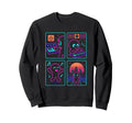 80S Synthwave Sweatshirt - Trendy Graphic for Adults - T-Shirt, Sweatshirt, Hoodie