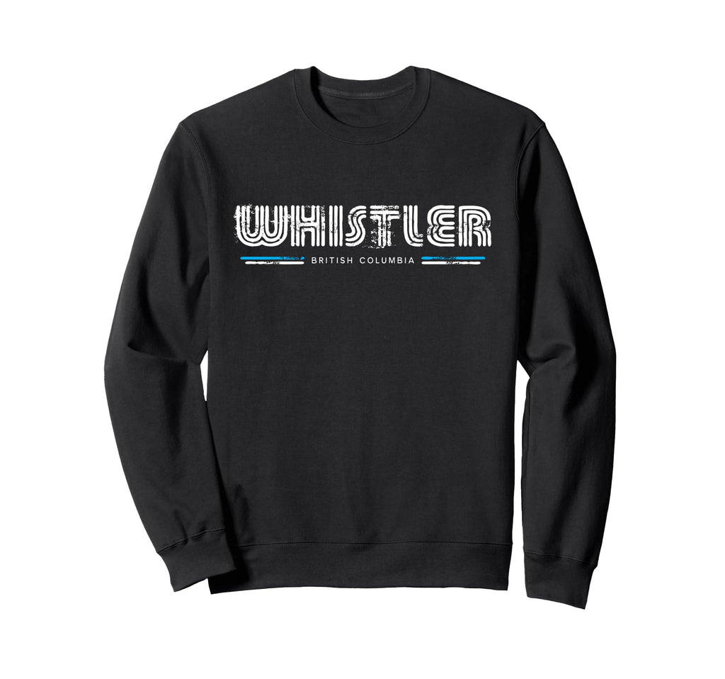 Whistler British Columbia Bc 70S Sweatshirt - Novelty Apparel Men Women - T-Shirt, Sweatshirt, Hoodie