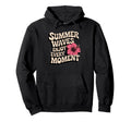 Summer Vibes Summer Waves Typography Hoodie - Novelty Apparel Men Women - T-Shirt, Sweatshirt, Hoodie