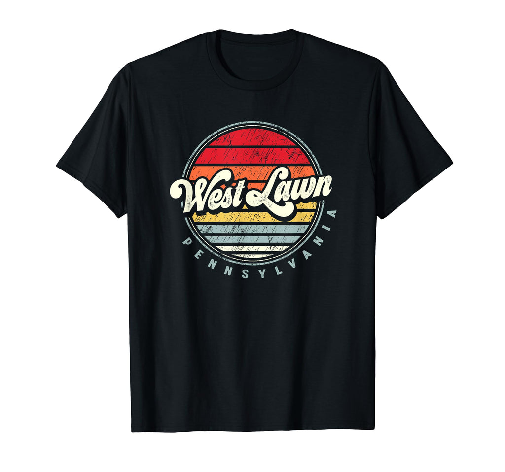 West Lawn Home State 70S Sunset T-Shirt - Aesthetic Graphic for Adults - T-Shirt, Sweatshirt, Hoodie