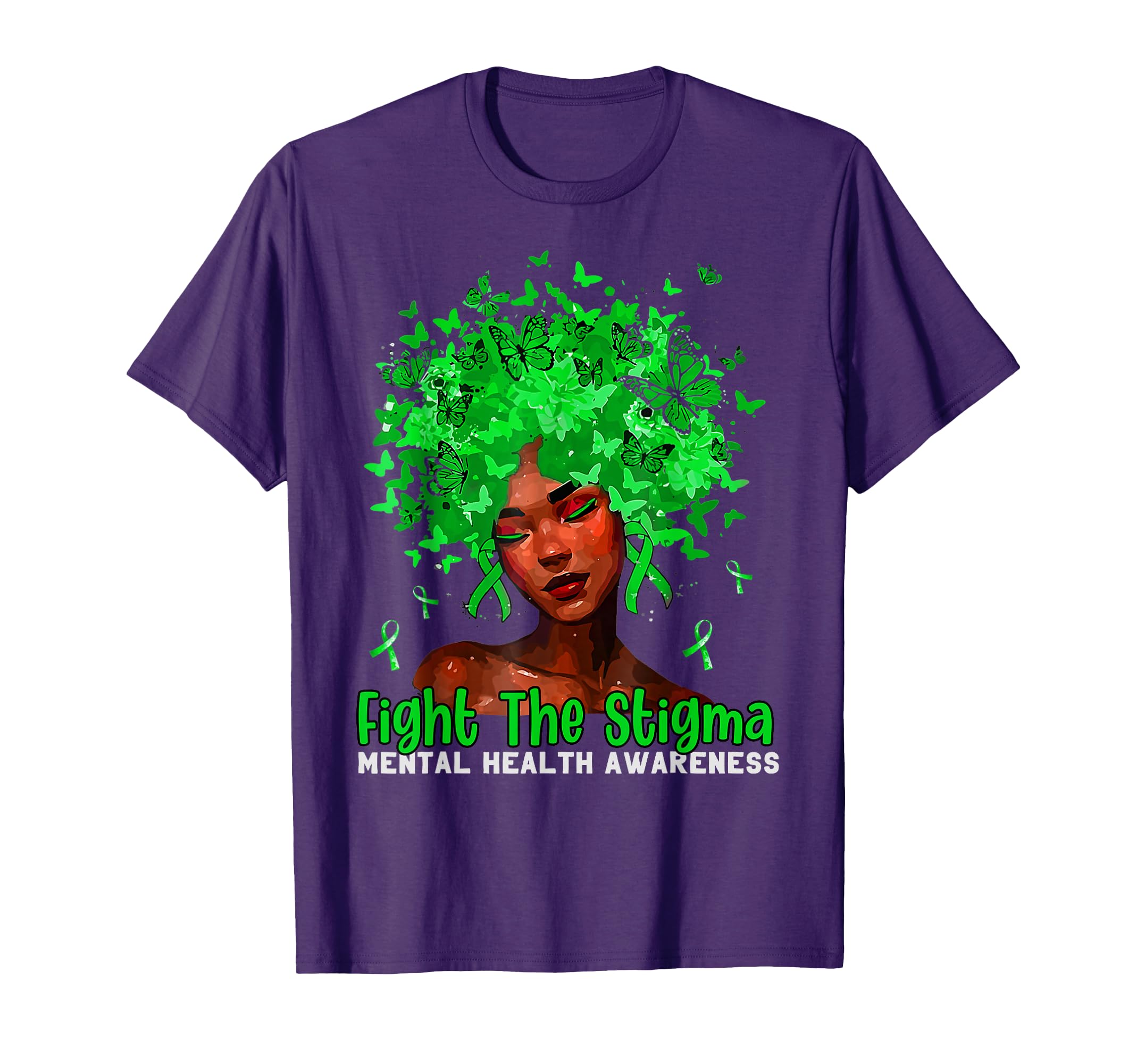 Mental Health Matters Fight Stigma T-Shirt - Custom Art Print Men Women - T-Shirt, Sweatshirt, Hoodie