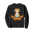 Meditation Tiger Yoga Pose Relaxing Sweatshirt - Fun Novelty Design Unisex - T-Shirt, Sweatshirt, Hoodie