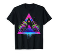 Synthwave Pyramid Cyberpunk 80S Sci T-Shirt - Custom Art Print Men Women - T-Shirt, Sweatshirt, Hoodie