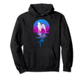 Sunset Samoyed Hoodie - Unique Graphic Men Women - T-Shirt, Sweatshirt, Hoodie