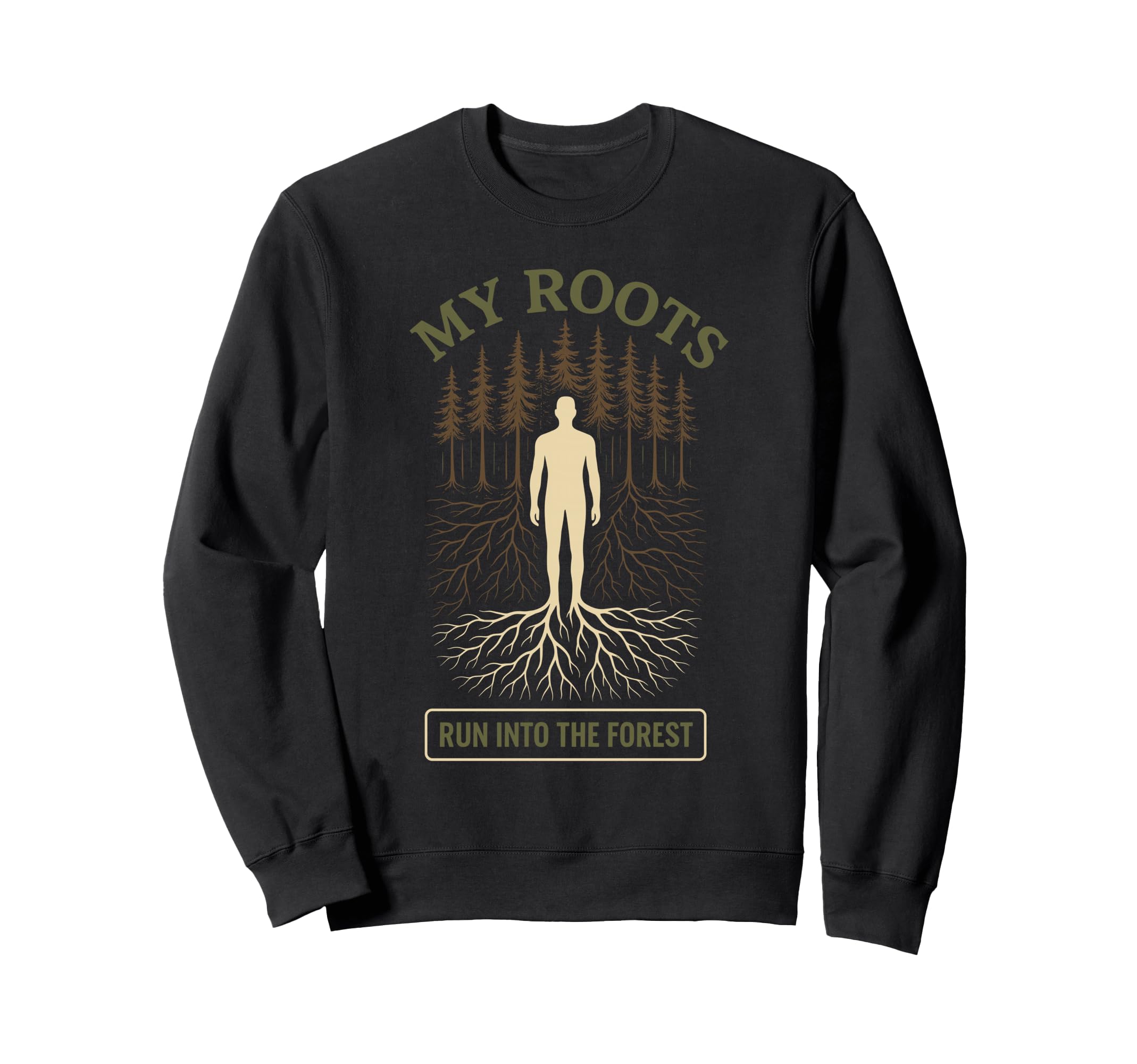 Forest Walk Overthinker Mental Reset Gift Sweatshirt - Graphic Print Unisex - T-Shirt, Sweatshirt, Hoodie