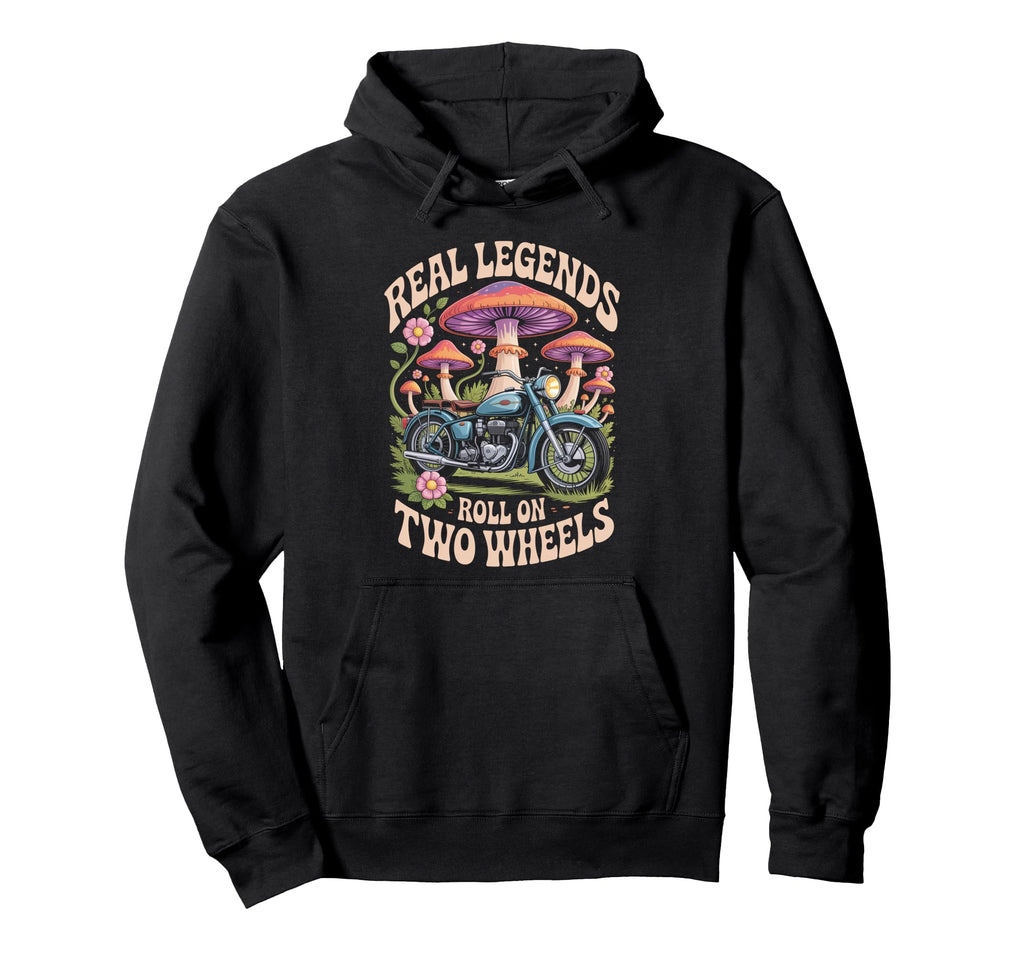 Biker Funny Riding Motorcycle Rider Trippy Hoodie - Custom Art Print Unisex - T-Shirt, Sweatshirt, Hoodie