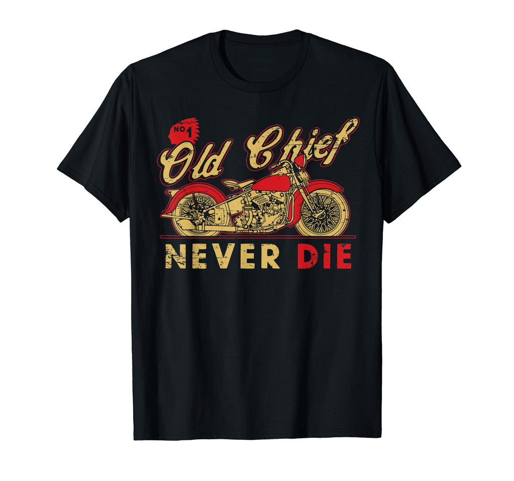 Motorcycle Native Chief Motorcycle T-Shirt - Custom Art Print Men Women - T-Shirt, Sweatshirt, Hoodie