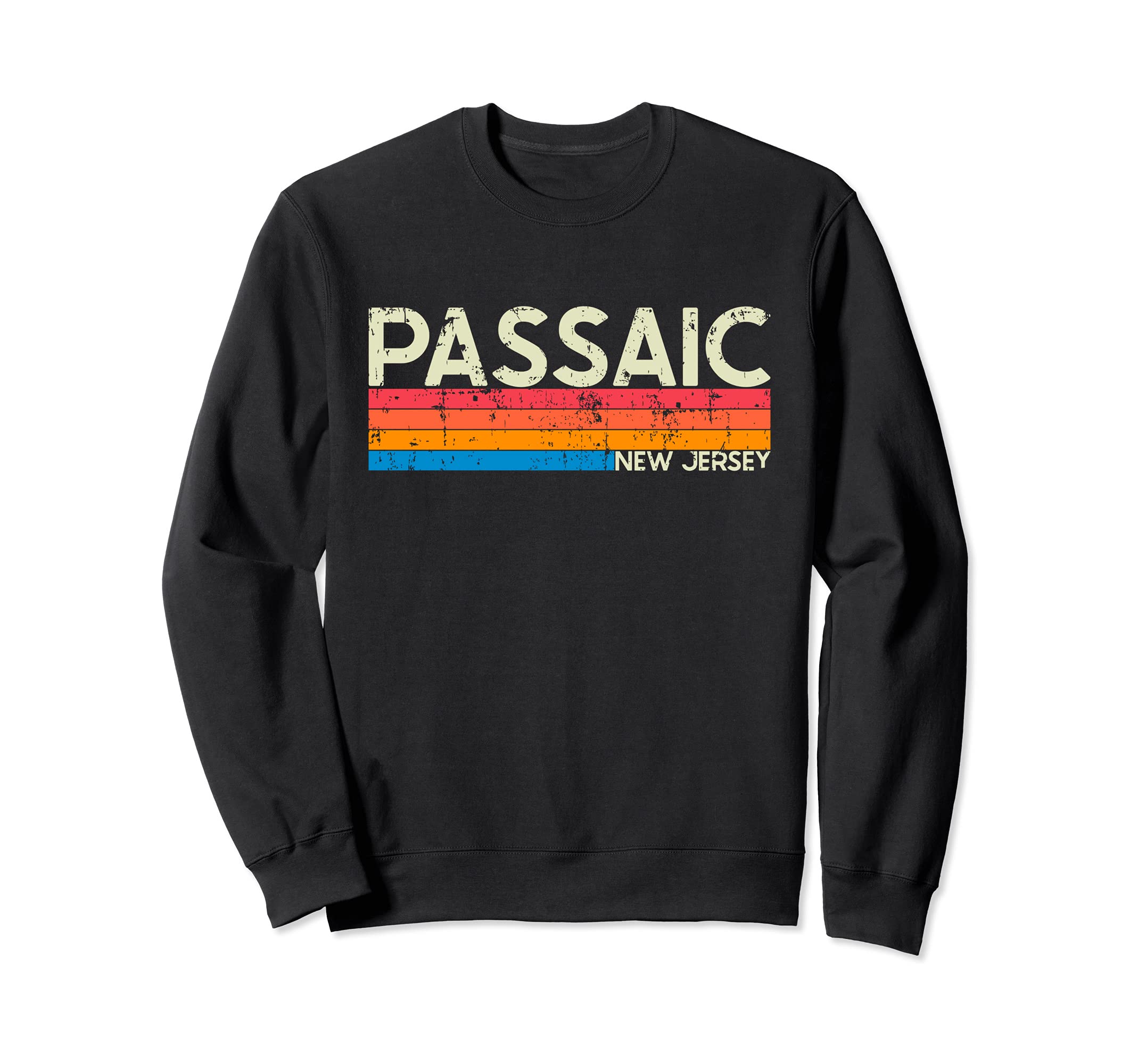 Passaic New Jersey Distressed Sweatshirt - Fun Novelty Design Unisex - T-Shirt, Sweatshirt, Hoodie