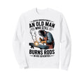 Never Underestimate Old Who Still Sweatshirt - Minimalist Print for Adults - T-Shirt, Sweatshirt, Hoodie
