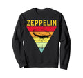Zeppelin Distressed Dirigible Airship Sweatshirt - Trendy Graphic Unisex - T-Shirt, Sweatshirt, Hoodie