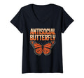 Womens Antisocial Butterfly Funny Irony T-Shirt - Trendy Graphic Men Women - T-Shirt, Sweatshirt, Hoodie