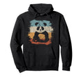 Funky 80S Panda Bear Silhouette Hoodie - Aesthetic Graphic for Adults - T-Shirt, Sweatshirt, Hoodie