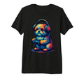 Shih Tzu Gamer Gaming Dog Lover Tri T-Shirt - Aesthetic Graphic Men Women - T-Shirt, Sweatshirt, Hoodie