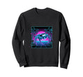 80S Synthwave Vaporwave Jumping Sweatshirt - Streetwear Style Unisex - T-Shirt, Sweatshirt, Hoodie