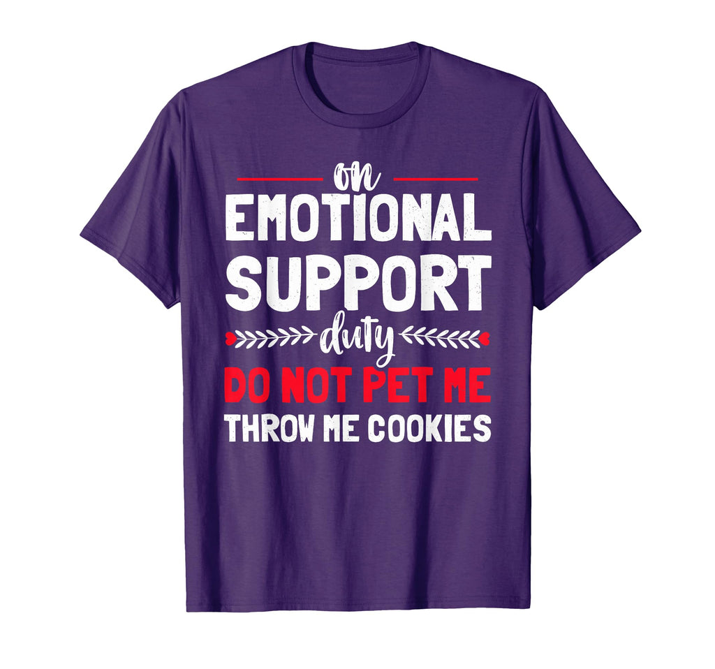 Human Emotional Support Do Not Pet Funny T-Shirt - Trendy Graphic Unisex - T-Shirt, Sweatshirt, Hoodie