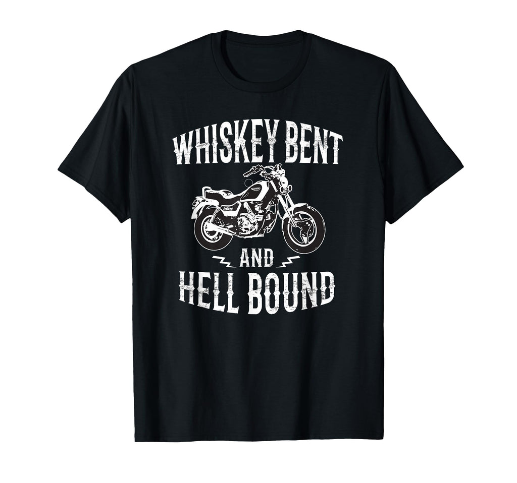 Whiskey Bent And Hell Bound T-Shirt - Aesthetic Graphic Men Women - T-Shirt, Sweatshirt, Hoodie
