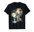 Guinea Pig Howling To Moon Meme Funny T-Shirt - Novelty Apparel for Adults - T-Shirt, Sweatshirt, Hoodie